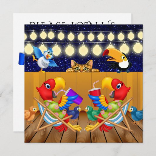 Einladung zusammenbringen (Vorne/Hinten)