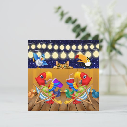 Einladung zusammenbringen (Stehend Vorderseite)