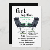 Einladung zusammenbringen (Vorne/Hinten)