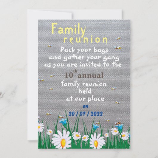 Einladung zusammenkommen (Vorderseite)