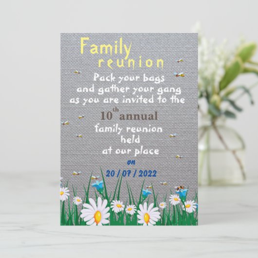 Einladung zusammenkommen (Stehend Vorderseite)