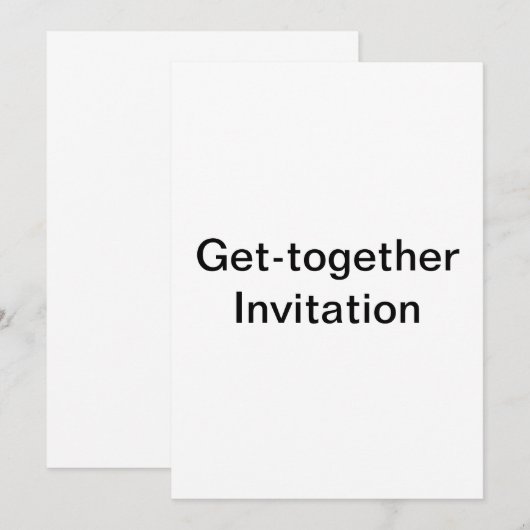 Einladung zusammenschließen (Vorne/Hinten)