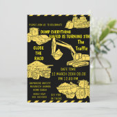 EinladungBau Einladung am Geburtstag, Konstantentu (Stehend Vorderseite)