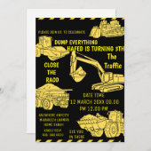 EinladungBau Einladung am Geburtstag, Konstantentu (Vorne/Hinten)