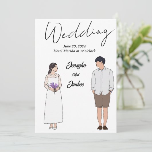 Einladungen (Stehend Vorderseite)