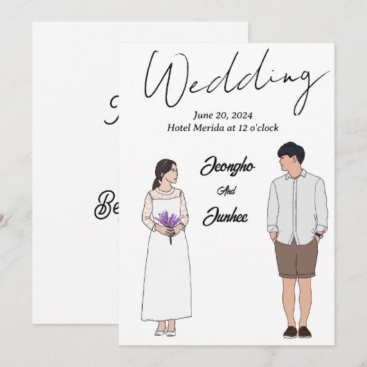 Einladungen (Vorne/Hinten)