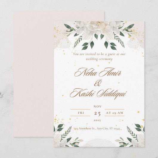 Einladungen (Vorne/Hinten)