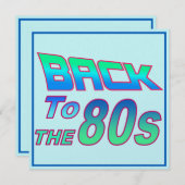 Einladungen 80er 2 (Vorne/Hinten)