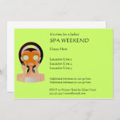 Einladungen am Wochenende des Wellness-Centers (Vorne/Hinten)