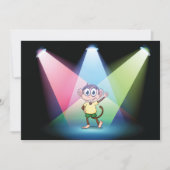 Einladungen an Affen in Spotlights (Vorderseite)