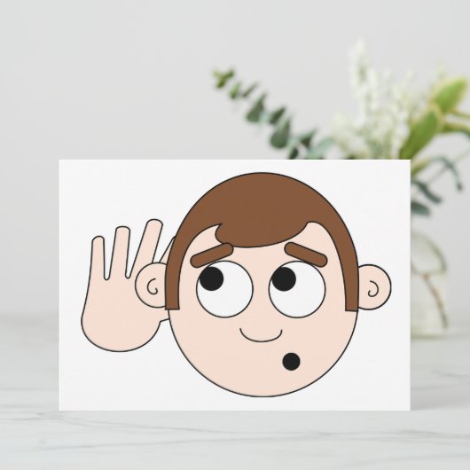 Einladungen anhören (Stehend Vorderseite)