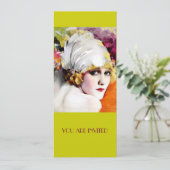 Einladungen, anna Nilsson auf metallischem Goldbes Einladung (Stehend Vorderseite)