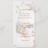 Einladungen, anna Nilsson auf metallischem Goldbes Einladung (Rückseite)