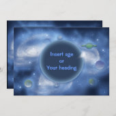 Einladungen - anpassbar, Leerzeichen (Vorne/Hinten)