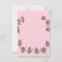 Einladungen/Asiatische Lilie/Umschläge inbegriffen