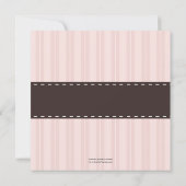 Einladungen auf dem Soft Pink und Dark Brown Inset (Rückseite)