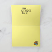 Einladungen : Babydusche (Innenseite)