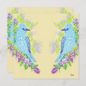 Einladungen BlueBirds (Vorne/Hinten)