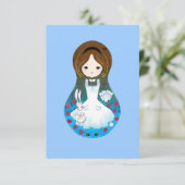 Einladungen der Alice im Wunderland (Stehend Vorderseite)