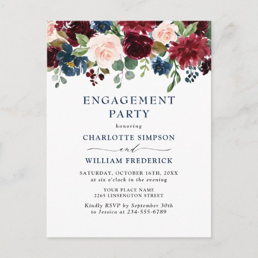 Einladungen der burgundischen Marine (Vorderseite)