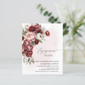 Einladungen der burgundy-Partnerschafts-Partei "Bu (Stehend Vorderseite)