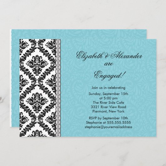 Einladungen der Damaskus-Partner Blau (Vorne/Hinten)