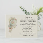 Einladungen der Ersten Heiligen Kommunion durch Mä (Stehend Vorderseite)