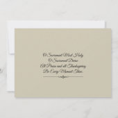 Einladungen der Ersten Heiligen Kommunion durch Mä (Rückseite)