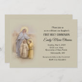 Einladungen der Ersten Heiligen Kommunion durch Mä (Vorne/Hinten)