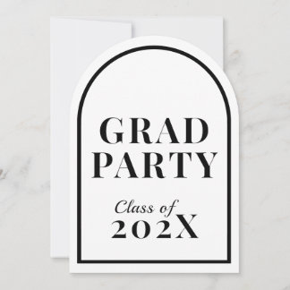 Einladungen der Graduierungspartei für Grads - Vor