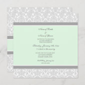 Einladungen der Mint-Grauen-Damaskus-Gruppe (Vorne/Hinten)