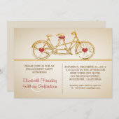 Einladungen der niedlichen Verbindungspartei (Vorne/Hinten)