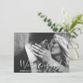 Einladungen der personalisierten ENGAGEMENT-PARTEI (Stehend Vorderseite)