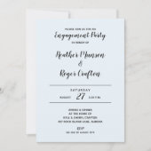 Einladungen der personalisierten ENGAGEMENT-PARTEI (Vorderseite)