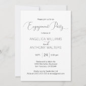 Einladungen der personalisierten ENGAGEMENT-PARTEI (Rückseite)