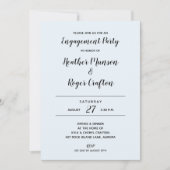 Einladungen der personalisierten ENGAGEMENT-PARTEI (Vorderseite)