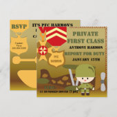 Einladungen der Sonderarmee zum Geburtstag (Vorne/Hinten)