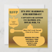 Einladungen der Sonderarmee zum Geburtstag (Rückseite)