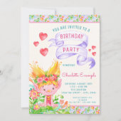 Einladungen der Troll Birthday Party (Vorderseite)