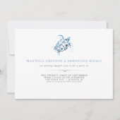 Einladungen der Verbindungspartei Watercolor Beach (Vorderseite)