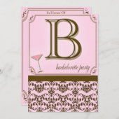 Einladungen des Junggeselinnen-Abschieds (Vorne/Hinten)