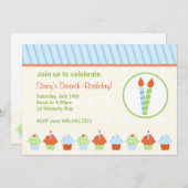 Einladungen des Kindergeburtstags (Vorne/Hinten)