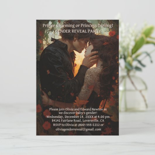 Einladungen des Prinzen oder Prinzessin des Party (Stehend Vorderseite)