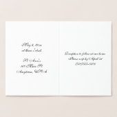 Einladungen durch Foil Cross (Innenseite)