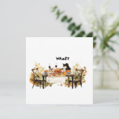 Einladungen Erntedank Bad Cat Umschläge, Katze (Stehend Vorderseite)