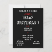 Einladungen "es ist Partyzeit" - fertigen Sie (Rückseite)