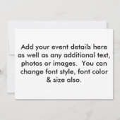 Einladungen - Flip Flops Pop Art (Rückseite)