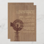 Einladungen für alte Windmühle (Vorne/Hinten)