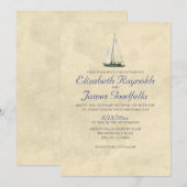 Einladungen für antike Boote (Vorne/Hinten)