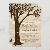 Einladungen für antike Holzschnitzereien Tree Brid (Vorne/Hinten)